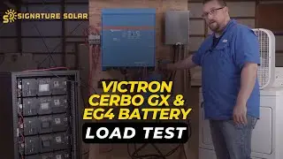 Совместимость аккумуляторов Victron Cerbo GX и EG4, а также обмен данными. Тест нагрузки Victron ...