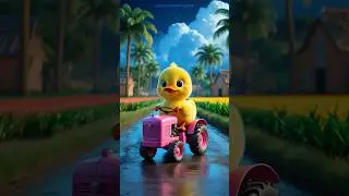 Duck🐤rides TRACTOR🚜 #explore #duck #duckling #duckrescue #cuteduck #cuteducks #ducks #foryou