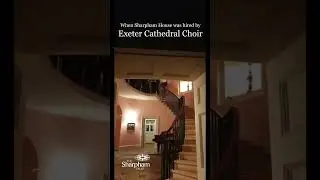 Beautiful choir singing in stately home