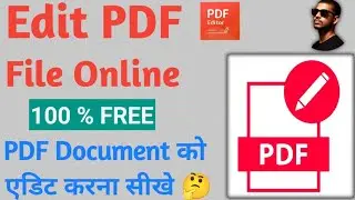 PDF ko Edit kaise kare | How to edit PDF file in mobile | #pdfeditor #pdfconverter  #rahultechplus 