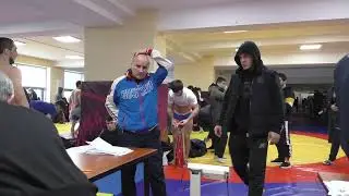 Взвешивание борцов на чемпионате Дагестана 2022.