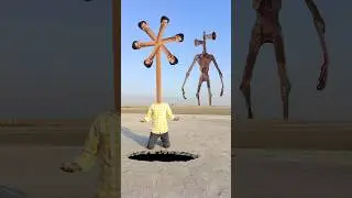 Siren head vs long gardan helicopter flying man - funny magic video 😀😀 #vfxmantu