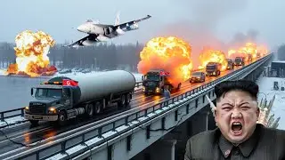 January 12th! North Korean Military Convoy Attacked by US BGM-71 TOW Missile