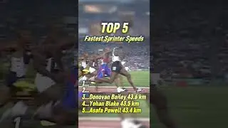 Top 5 Fastest Sprinter Speeds Ever Recorded!