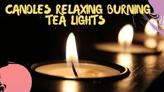 candles relaxing burning tea lights - Meditation