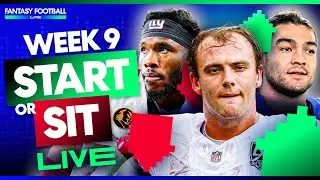 Fantasy Football Live: Waiver Adds & Bold Predictions (Week 9)