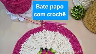 Ao vivo! Tem crochê aí? Vem bater papo e crochetar! #crochê #crochet #croche #feitoamao #handmade 