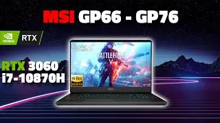 RTX 3060 Laptop + i7 10870H // Battlefield 5 // MSI GP66 - GP76 Leopard