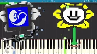 Flowey Song (Undertale) - Fandroid - Piano Cover / Tutorial - Kill Or Be Killed