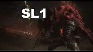 Dark Souls 3 Killing Slave Knight Gael (Soul Level 1)