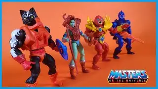 Masters of the Universe Origins Wave 6 STINKOR, GODDESS, LOP BEASTMAN, WEBSTOR Action Figure Review