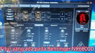 Cara setting power Behringer NX6000D