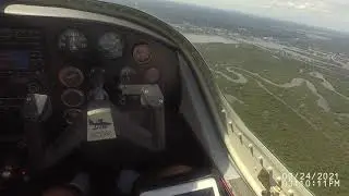 VIRB 0223 4 Bob's return flight to X04 from KEVB in N2536P on 9/24/21. Fine lunch at Lost Lagoon.