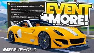 NEW *CHALLENGE* & *FERRARI* In Drive World! (Roblox)