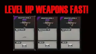 How to Level Up Weapons FAST! Fastest Weapon XP Method! (Cold War)