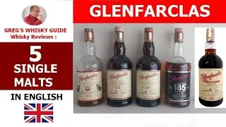 GLENFARCLAS x 5 | Casks 13-14, 15 yo, 17 yo, 185th Anniversary & Family Cask 2007