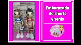 clase # 10 fofucha embarazada de shorts y tenis