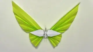 折り紙ランド Vol,327 扇鶴の折り方 Ver.1 Origami: How to fold a crane fan Ver:1