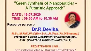 Green synthesis of Nanoparticles - A Futuristic approach