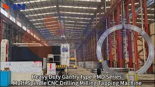 Heavy Duty Multi Spindle CNC Drilling Milling Tapping Machine for Steel Structure Factory Prices