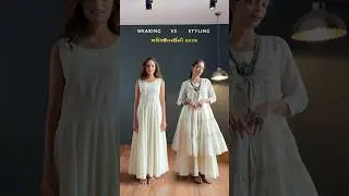 Wearing VS Styling A White Anarkali 🤍 | Monalisha Mahapatra