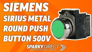 Siemens PB-M-GRN | Sirius ACT Metal Round Push-button 500VAC/DC | Green