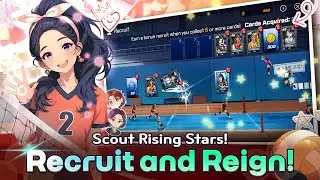 Volley Girls: Volleyball SPIKE - Gameplay Android / iOS