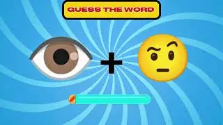 Guess the Word from Emojis 😱 | Only Smart People Win 🧠🔥 #quiz #quizquestions #emojichallenge 