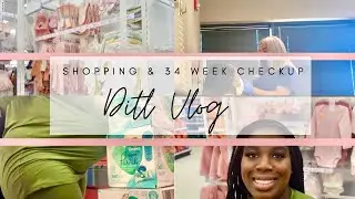 BABY SHOPPING AT TARGET | 34 WEEKS CHECKUP + HUGE NEWBORN ESSENTIALS HAUL | GETTING READY FOR BABY