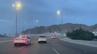 Mountain town Muscat #oman 🇴🇲 Drive ওমানের মাসকট শহর