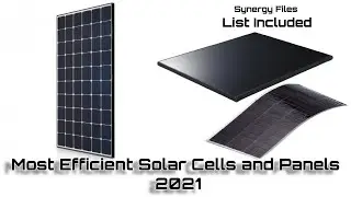 Most Efficient Solar Cell & Panels 2021 (List Included)