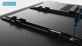 PERLESMITH PSLTK1 Tilt Low Profile TV Wall Mount for 37-82 Inch TVs