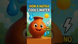 Cool Without Fridge! 🧊❄️ | Science Behind Matka Cooling 🏺💧🌿 #factibble #shortsfeed #facts #science