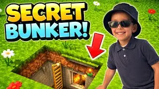 Find Secret Underground Bunker in Minecraft Creative Mode! CHALLENGE!