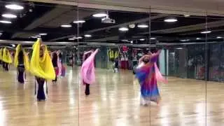 Darigh Nur - Mario Kirlis ( Belly dance basic (veil basic ) class) choreographed by Karen