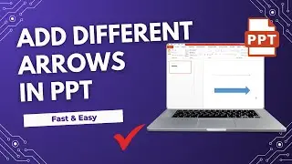 How to add an arrow in PowerPoint