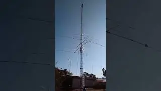 antennas going up! PV2K #hamradio #shorts