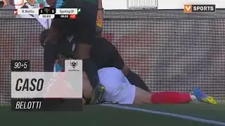 Belotti queixoso ap&oacute;s duelo com Matheus Reis | Benfica-Sporting (Ta&ccedil;a de Portugal 24/25)