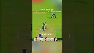 Wait For No look 👀 Saim Ayub 👑 #cricket #shorts