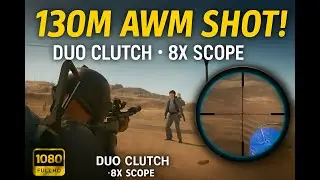 PUBG PC | One Shot | One Kill | AWM Madness 🔥 with 8x Scope | Miramar DUO (No Commentary)