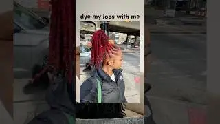 Покрасьте мои дреды вместе со мной #trinoftrades #locs