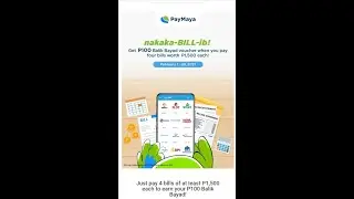 PAYMAYA APP 100 PESOS REBATE JUST BY PAYING YOUR BILL | AskyourCONscience | CONkaipon