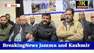 J&K PHE Contractor Coordination Committee press confrence