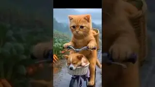 Luna Saved a Helpless Dog | Heartwarming Animal Story | Pawzenix #cat #dog #help #shorts