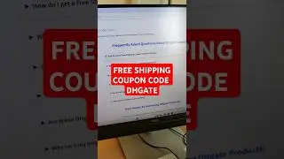 DHGate Coupon Code Free Shipping
