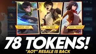 78 FREE TOKENS IN ATTACK ON TITAN EVENT | ATTACK ON TITAN RESALE IS BACK 2025!