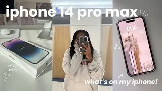 WHAT&rsquo;S ON MY IPHONE 14 PRO MAX | iOS 16 customization & apps