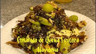 PREPARA ESTA DELICOSA ENSALADA CON QUINUA NAVIDEÑA I Casera, fácil y rápida I Cristinakitchenperu