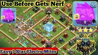 Electro Mites Strategy | Easy Super Mites 3 Star | Super Yeti Strategy Th 17 #coc  #electromites