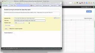 Using Google Forms to create a customer survey (Done in 60 seconds)